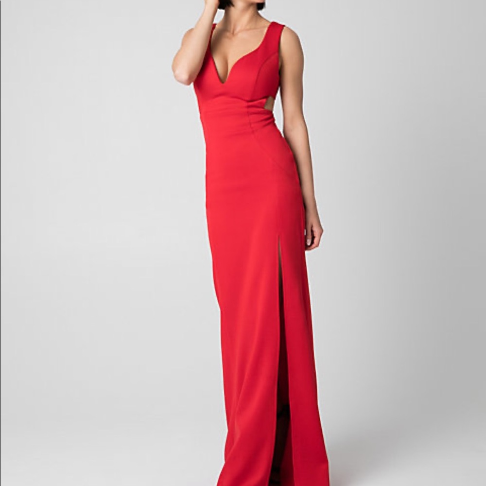 Le Chateau red gown